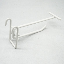 源头厂家直销超市便利店货架多款式白色精品小挂钩收纳粘钩