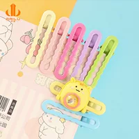 Рюшистый заколка для волос волнистые, DIY, интернет-знаменитость