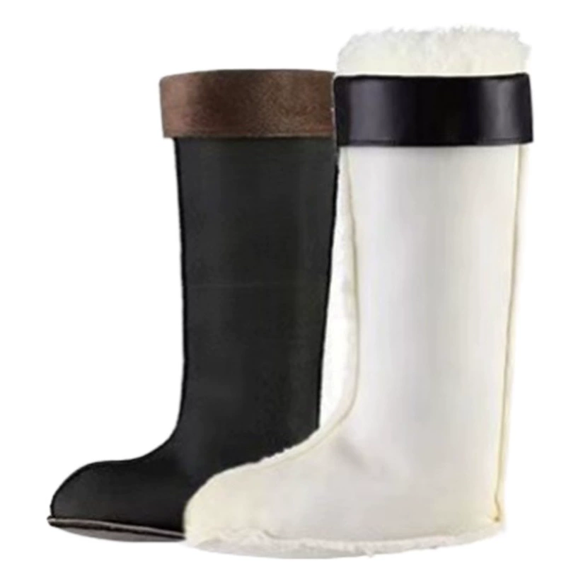 Зимняя Водная обувь бахилы подкладка внутренняя бархатная крышка резиновые сапоги хлопчатобумажные носки низкая трубка средняя труба высокая труба теплый плюшевый чехол