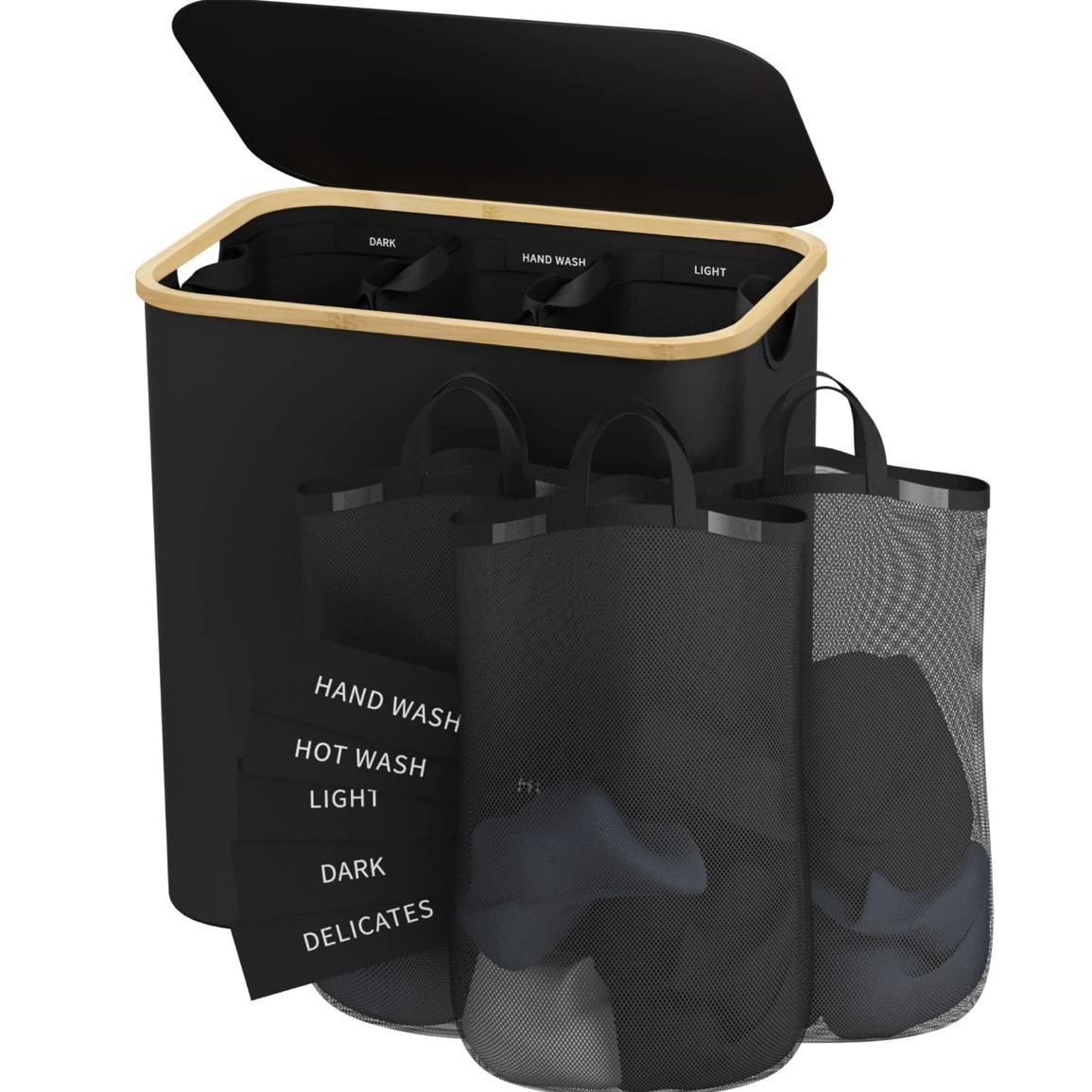 Big capacious foldable laundry basket, storage basket, Amazon, classification