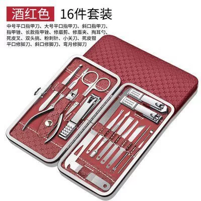 High-Quality Nail Clipper Set, Complete Nail Clipper Kit, Slanted Nail Clippers, Pedicure Tools, Ear Cleaning Tools