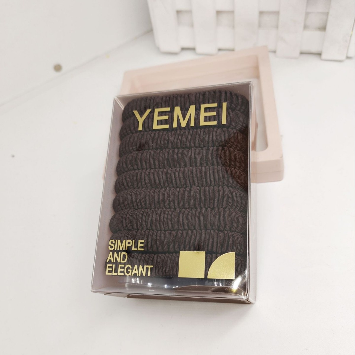 Venda colorida de las mujeres dulce estrellado cuerda de pelo en caja alta banda de goma elástica duradera banda de pelo no duele accesorios para el cabello