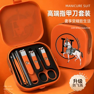 新款指甲刀套装防飞溅指甲剪手提款指甲钳套装美甲工具套修甲套装
