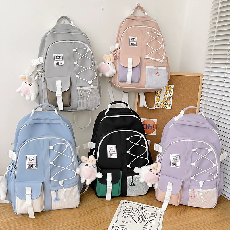 Школьный рюкзак, вместительный backpack, сумка через плечо для путешествий, 2023, осень, тренд сезона, для подростков, для учащихся