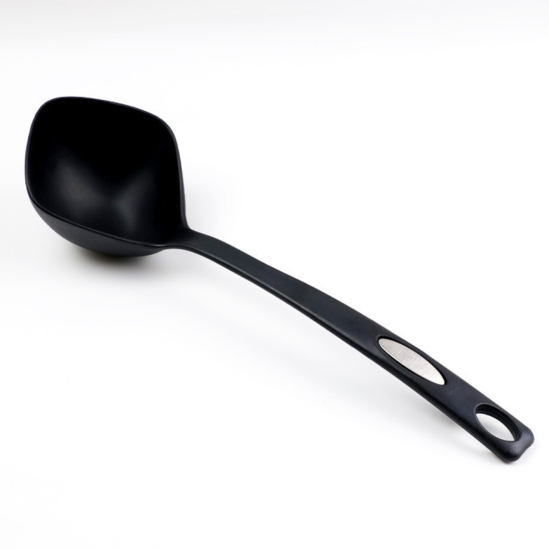 Nylonové kuchyňské náčiní, lopatka na smažení, kuchyňské vaření, polévková lžíce, náčiní s nepřilnavým povrchem, pánev, odolná vůči vysokým teplotám, domácí lopatka, oblek_voghion.com