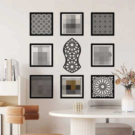 MTYU021-035 跨境中东风情家居亚克力镂空材质背景墙装饰墙贴