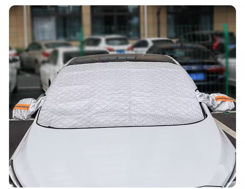 In-Stock Car Snow Shield, Windshield Anti-Frost and Anti-Freeze Cover, Winter Windshield Window Snow Cover, Snow Shield, Sunshade