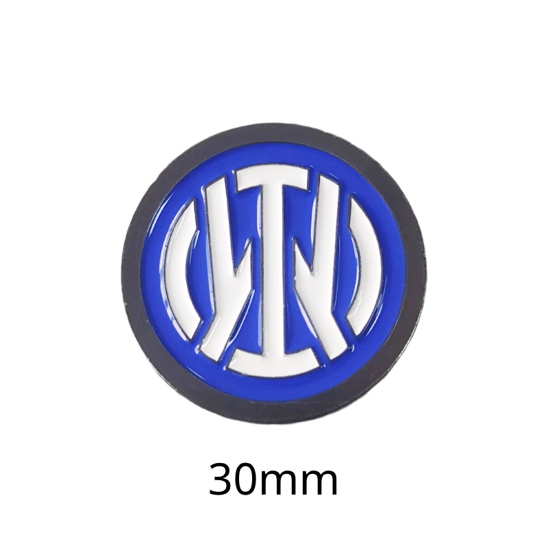 Insignias metálicas transfronterizas, pegatinas para teléfonos móviles, broches, Copa Mundial, Liga de Campeones, club de fútbol, insignias del Real Madrid, insignias del Liverpool al por mayor