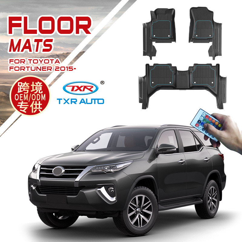 Adecuado para tapetes de coche Toyota Runner, tapetes especiales para tapetes, tapetes impermeables Fortuner Floor Mats