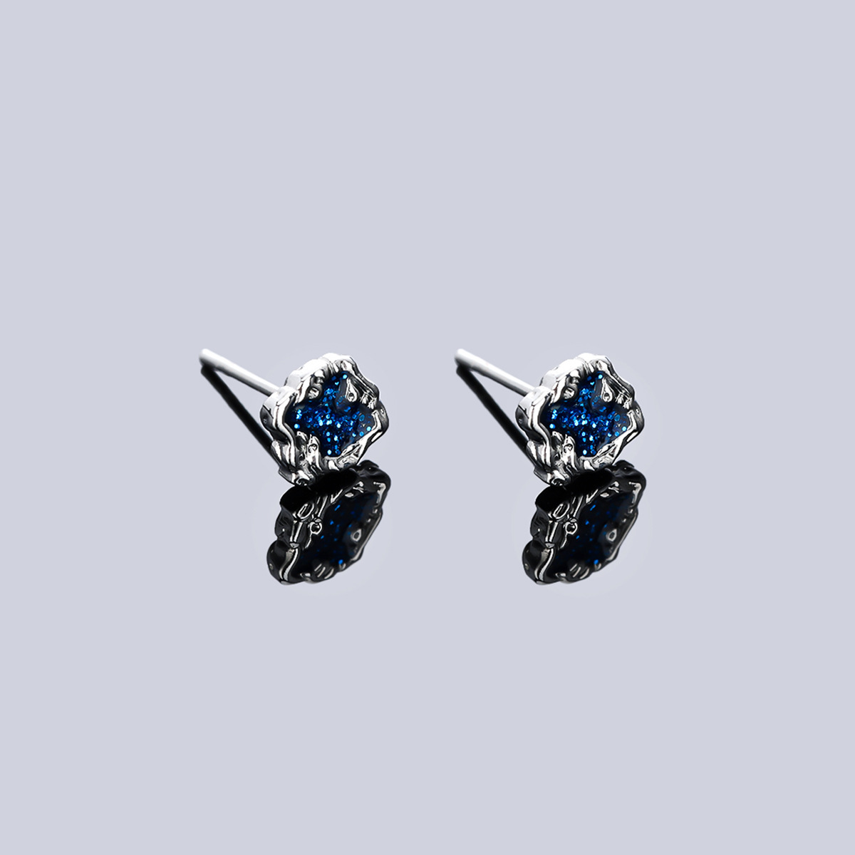 Minimalist Stainless Steel Stud Earrings For Men Punk Style_voghion.com