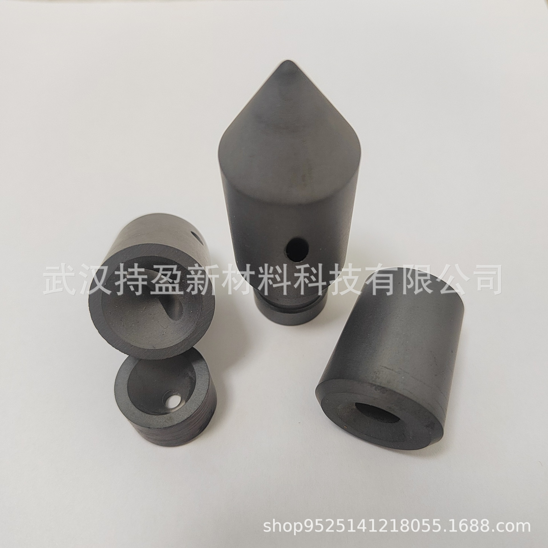 打孔碳化硼喷砂嘴 耐磨陶瓷咀异形喷咀 耐磨陶瓷喷砂咀结构件制作