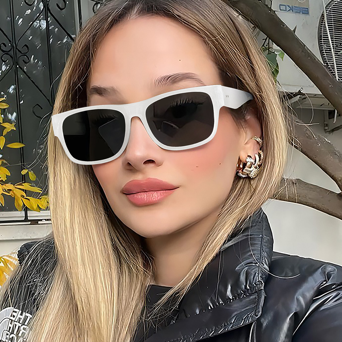 2024 estilo transfronterizo nuevo estilo coreano cuadrado todo fósforo personalidad retro gafas de sol para hombres y mujeres estilo empresarial gafas anti-azul