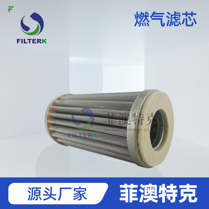 菲澳特克 G1.0 10微米  不锈钢天然气滤芯 燃气输配过滤