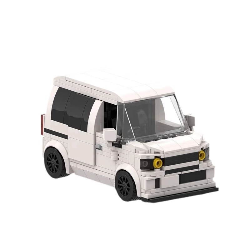 MOC конструкторы совместимы с LEGO 143463 Honda N Van фургон 8-гридскор сборка.Speed серия украшения