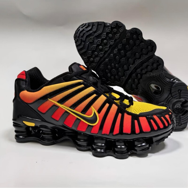 Cross-Border New Air Column Waterproof Shoxtl13 Avant-Garde Outdoor Non-Slip Retro Wear-Resistant Men's and Women's Non-Slip Running Shoes