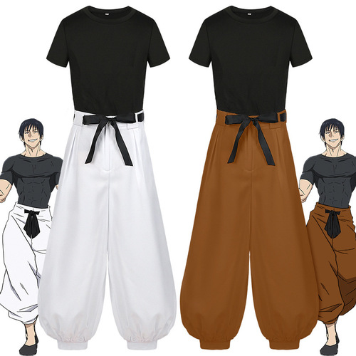 Cursed Battle Cosplay Costume Fushiguro Shigeru 2D Anime Clothes Cosplay Costume Set Male Costume