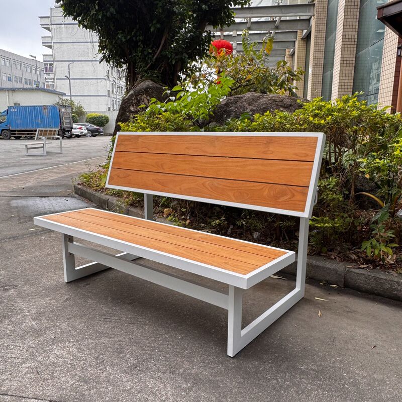 Multifunctional Park Chairs with Backrests, Ps Wood Strip Dining Tables and Chairs, Long Benches, Outdoor Chairs, Long Stools