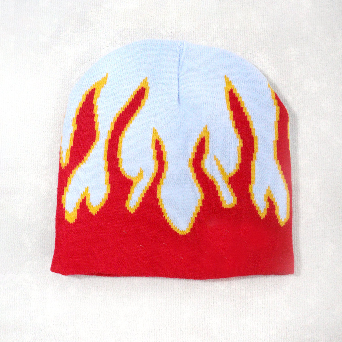 Unisex Hat trend bottom flame multi-colored men and women_voghion.com