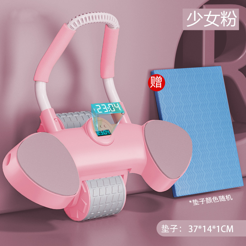 480 플랭크 복부 휠 - 걸리 핑크 [타이밍 있음]