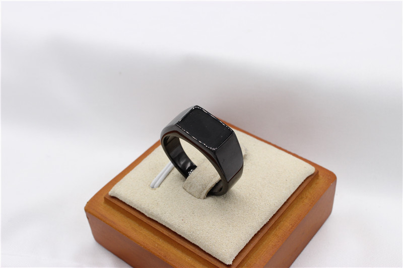 Holiday, Daily Occasion Titanium Steel Material Geometric Pattern Men's Gender Simple Style Classic Style Geometric Titanium Steel Men's Rings