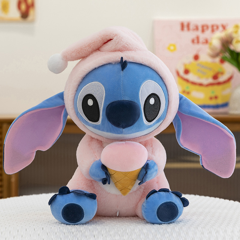 新しい変身ステッチぬいぐるみアイスクリームスティッチ人形人形子供用枕ホームデコレーション|undefined