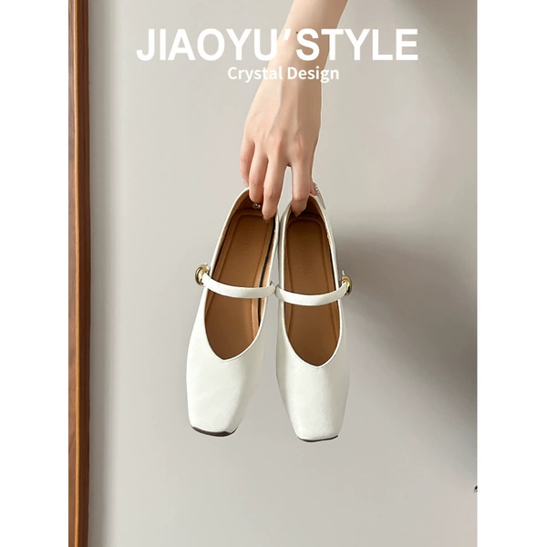 Off-white (single shoes) [heel height 3cm]