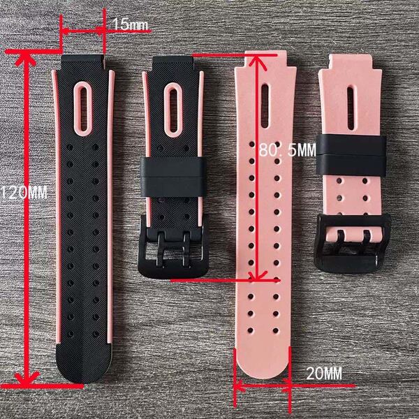 15mm silicone strap can be used with Genius phone watch strap…