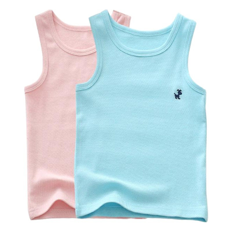 Children's Cotton Vest Men's Summer Boys and Girls Baby Children's Underwear Sleeveless Small Vest Children's Summer