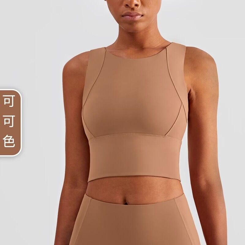 Ropa interior deportiva de verano de alta resistencia a prueba de golpes de las mujeres empuja hacia arriba el pecho grande Chaleco de Yoga de una sola pieza correr entrenamiento fitness sujetador