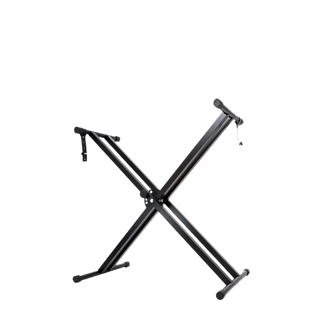 Fábrica de pie de piano al por mayor desmontaje de doble tubo soporte de piano soporte de órgano electrónico estante en forma de X