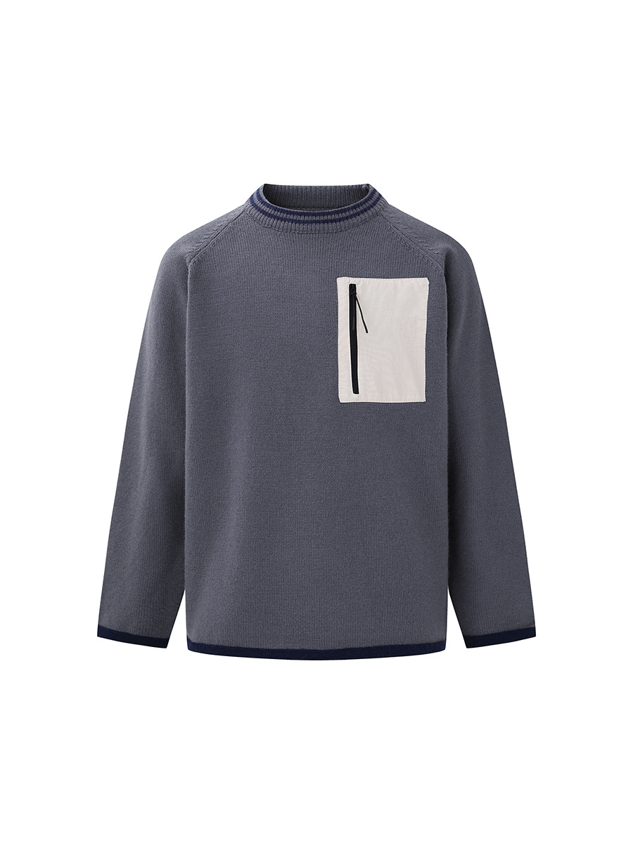 Autumn retro knitted sweater