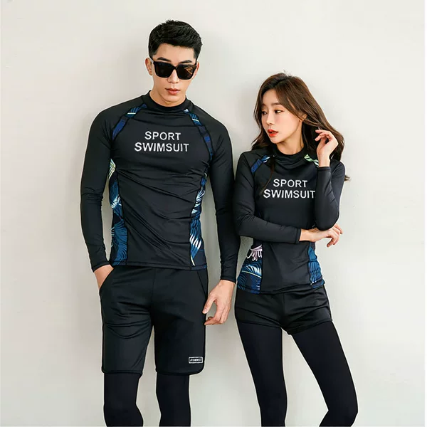 Sunscreen Quick-drying Diving Suit Men's Split Long-sleeved Trousers Snorkeling Jellyfish Suit Warm Swimwear for Couple Women's Surf Suit