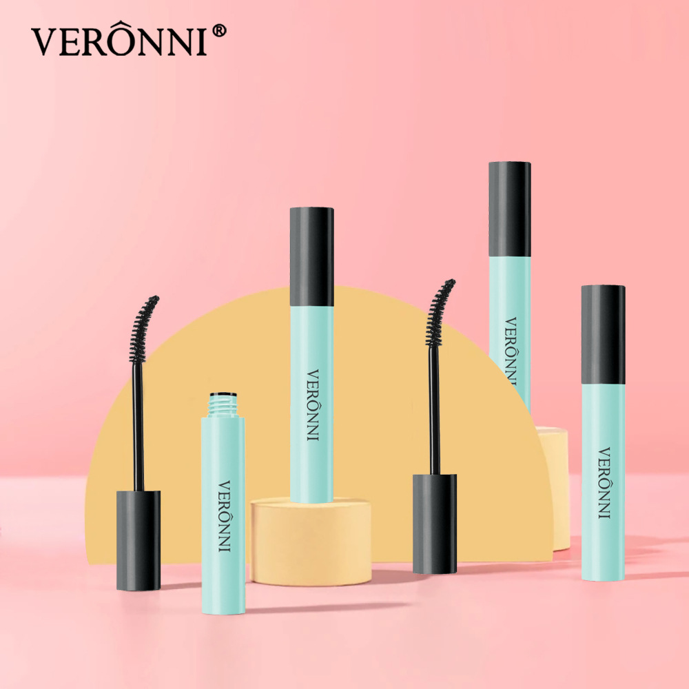 VERONNI thick curly long mascara base waterproof non-blooming eyelash styling liquid 4D mascara