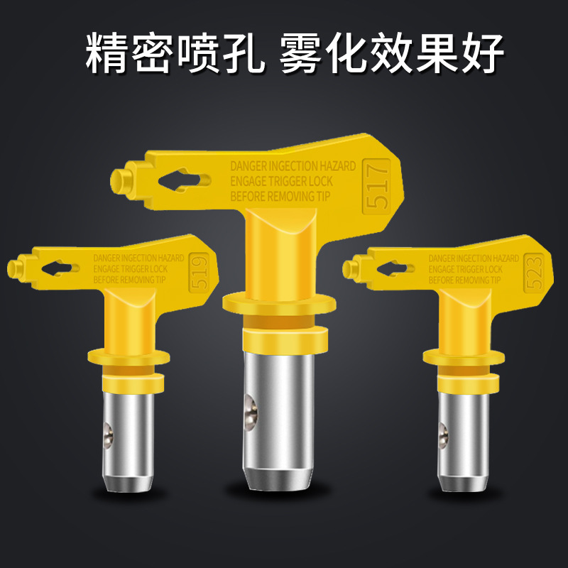 Pintura de látex pintura masilla pulverizador sin aire accesorios boquilla pulverizador de pintura fábrica al por mayor