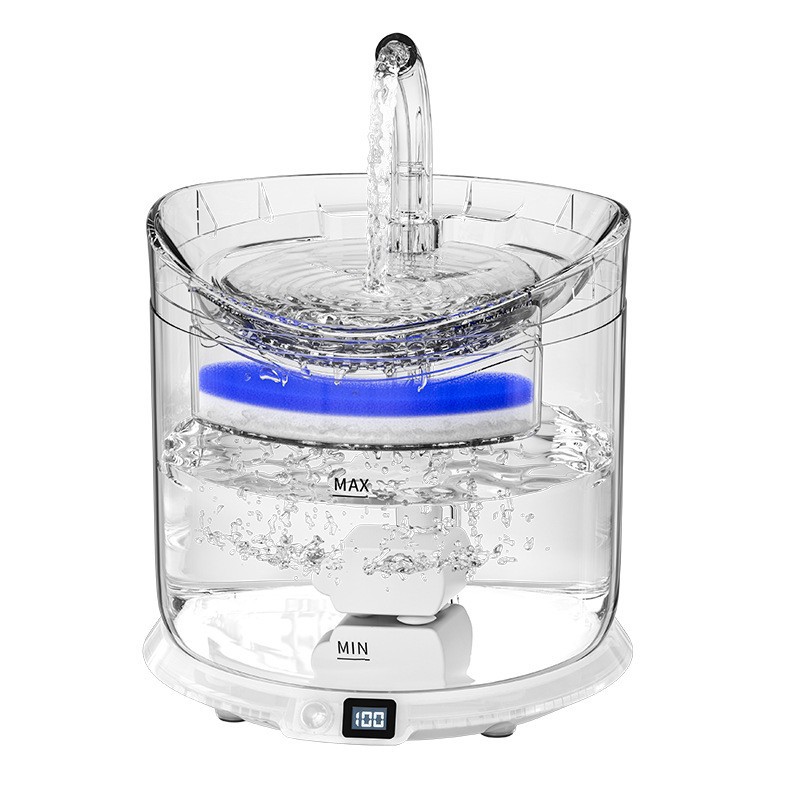Máquina de beber de agua para gatos carga inalámbrica filtración de circulación automática de agua viva inducción inteligente sin conexión fábrica de tazón de agua para mascotas image 6