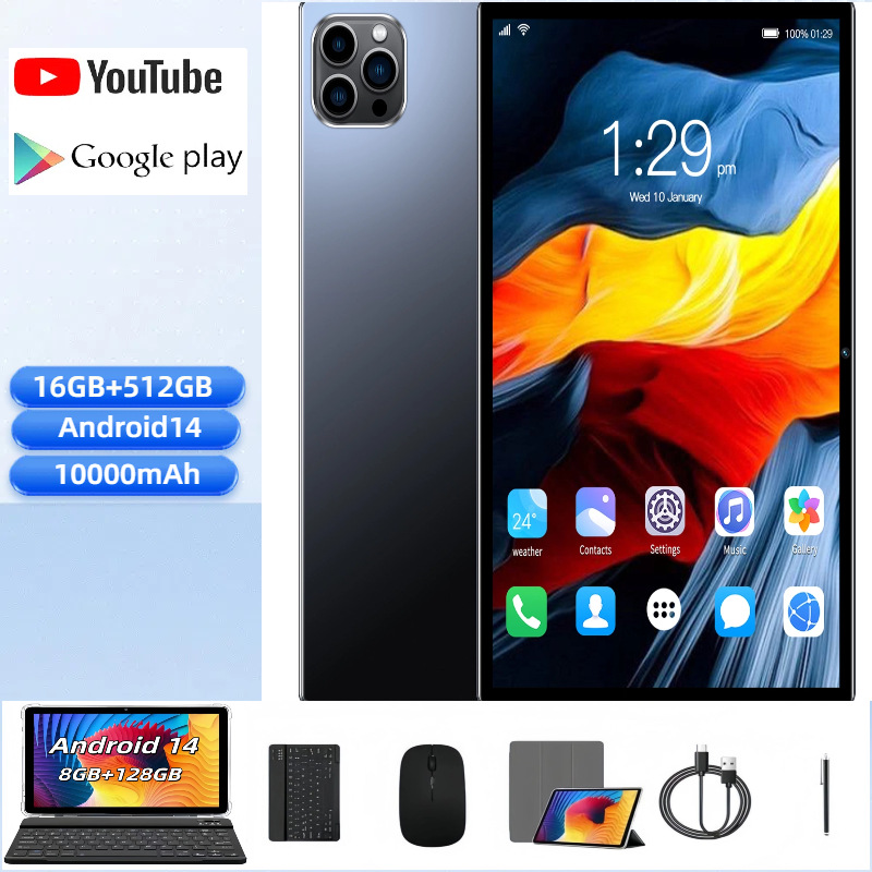 掌上无线10寸平板电脑学习安卓十核3G全网通双卡双待跨境厂家直供