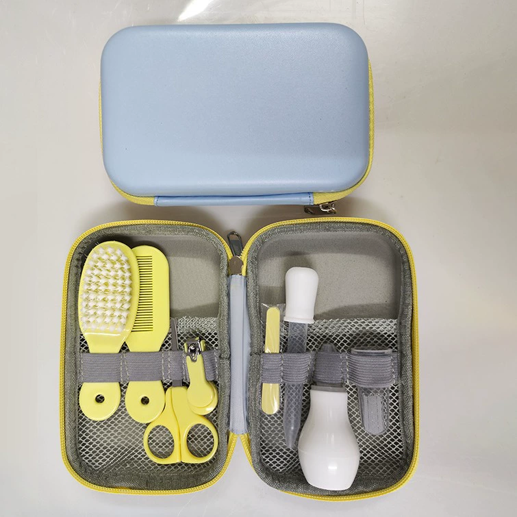 Baby Care Eva сумка из восьми частей детский нос аспиратор кусачки для ногтей мультфильм набор ежедневные чистящие средства пакет по уходу