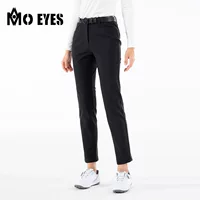Женские брюки для гольфа MO EYES Magic Eye с светопоглощающей и теплогенерирующей подкладкой, простые и универсальные длинные брюки с характерными карманами.