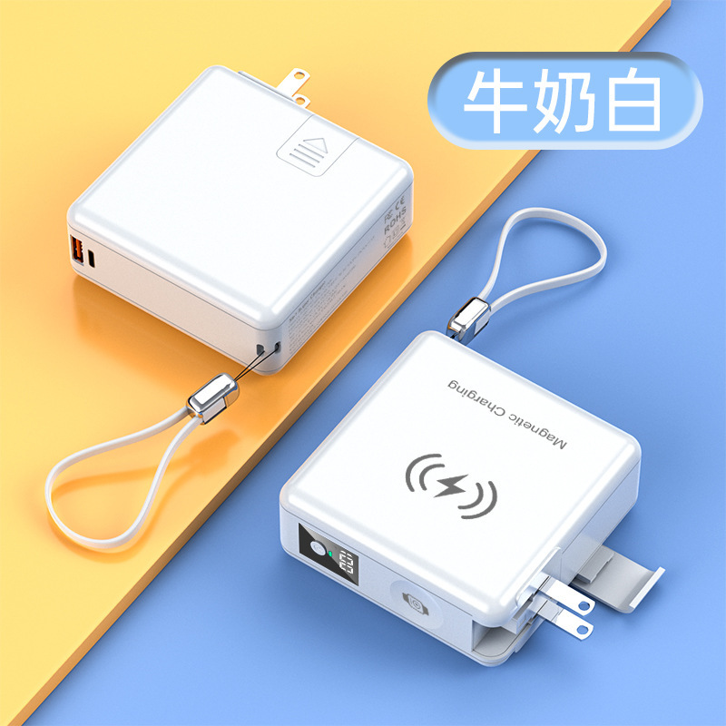 国境を越えた PSE 認証 15000mah 台湾米国標準 110V パワーバンク急速充電 6 イン 1 磁気モバイル電源|undefined
