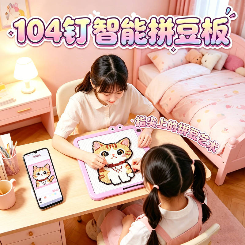2026 Smart LED Bead Board Wireless Electronic APP Guided Mat DIY Creative Handmade Internet Sensation Cartoon 2026 Smart LED Bead Board Wireless Electronic APP Guided Mat DIY Creative Handmade Internet Sensation Cartoon