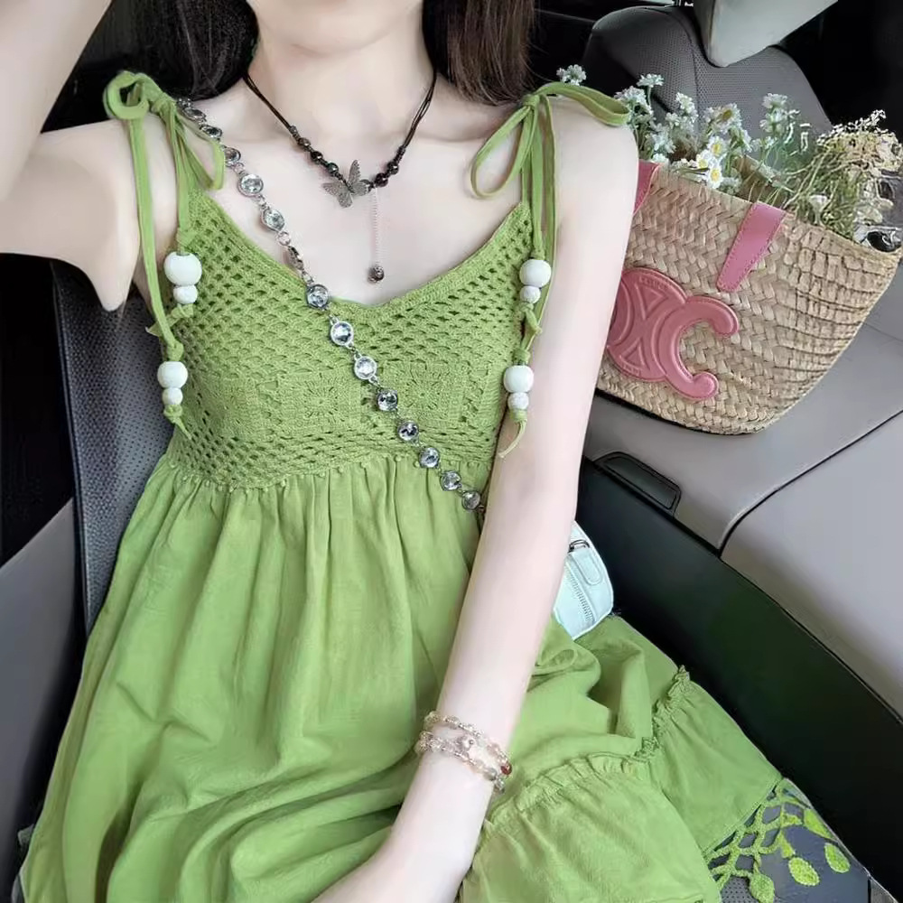 Knitted summer dress