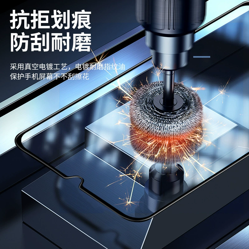 [Подходит для Redmi 14R 13C 12R полный экран 10XPro защитное стекло, Redmi9 8A 7, HD 10A стеклянная пленка 6]