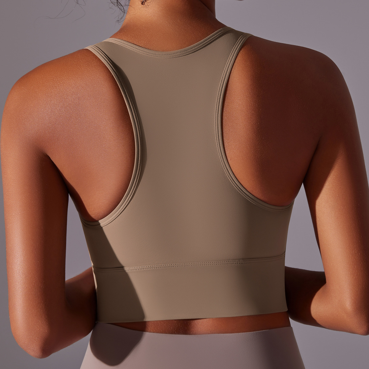 Taza fija de una sola pieza chaleco deportivo curva de cohesión ropa interior deportiva Adelgazamiento Belleza espalda fitness ropa de yoga sujetador para las mujeres