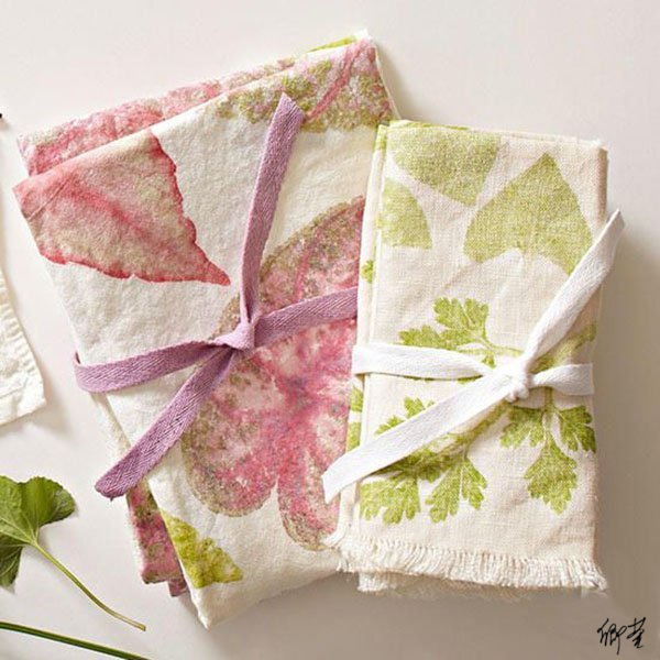 拓染材料包伴手礼帆布包敲拓染拓印方巾短袖衣服材料包工具材料包