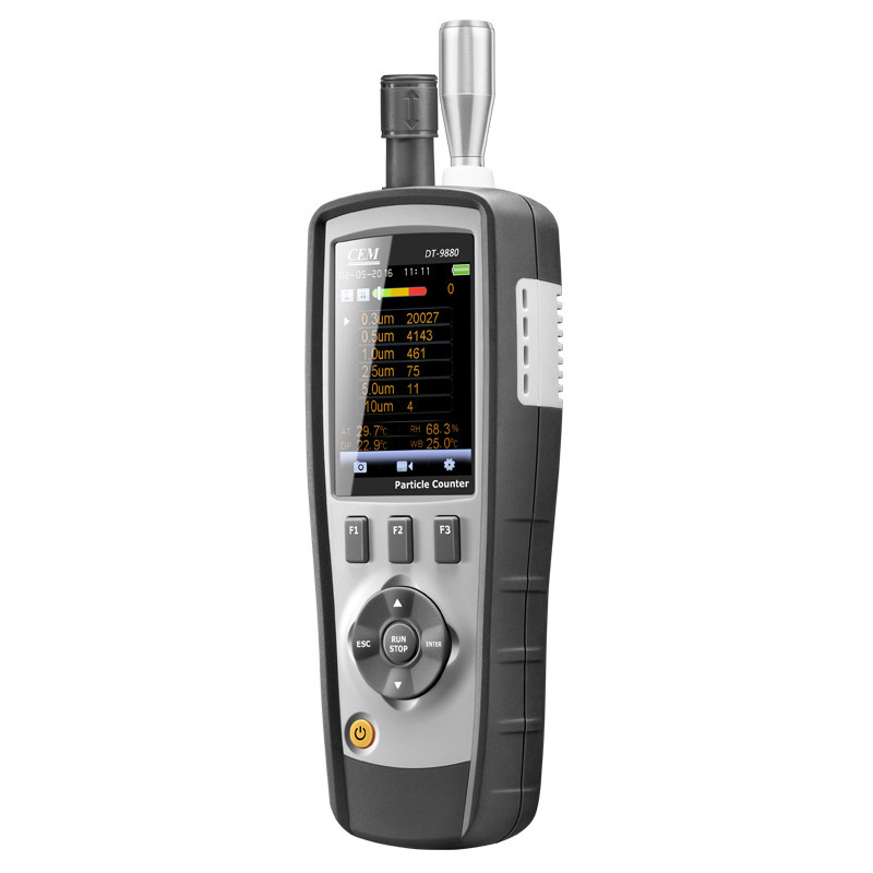 CEM DT-9880空气质量粒子计数 华盛昌粉尘颗粒检测仪