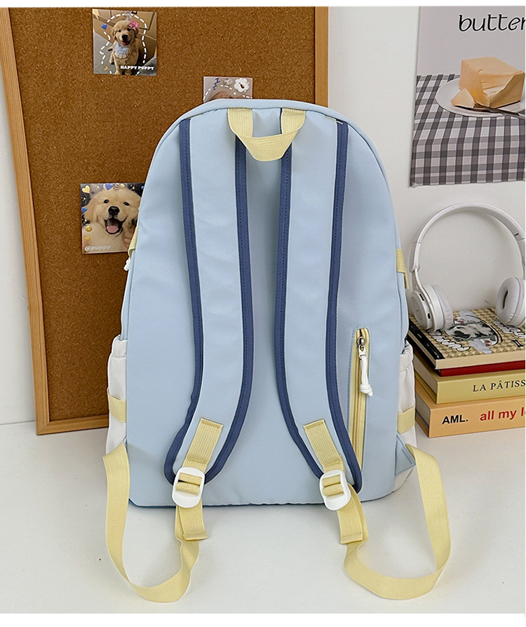 Zaini per bambini Zaino Nuovo stile Moda Stile carino Grande capacità Zaino per studenti delle scuole medie Zaino semplice e versatile_voghion.com