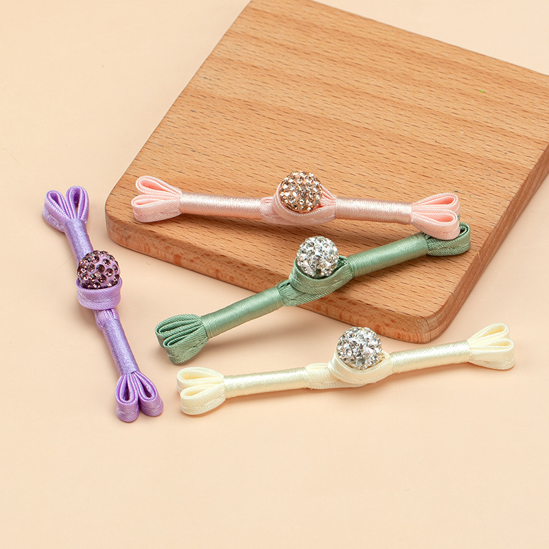 旗袍盘扣扣子中式香巴拉风燕尾一字扣手工编织扣汉服唐装服饰配件