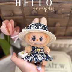 第一世代、第二世代、第三世代のラブブ座りパーティーベビー服 17cm人形 ラブブ服 小香風のみ服
