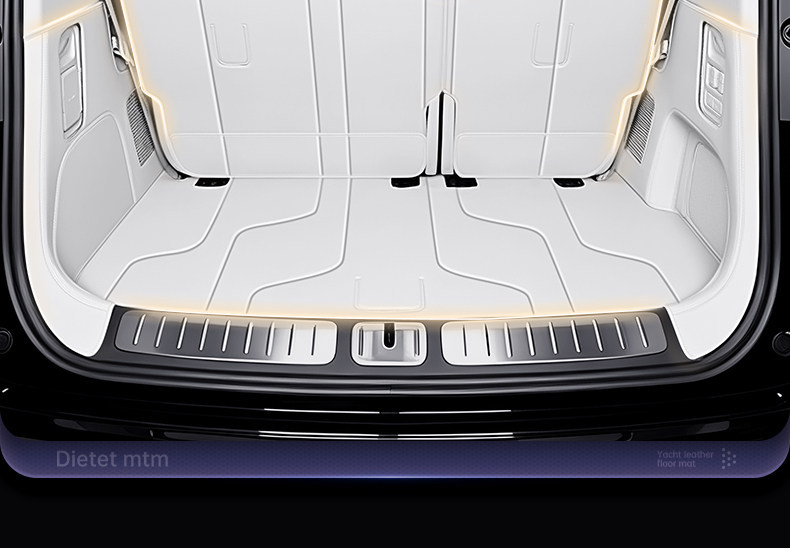 Suitable for Xiaomi Pengcheng N90/N70, full-coverage trunk mat, 26-piece starry sky design, trunk liner, modification accessories