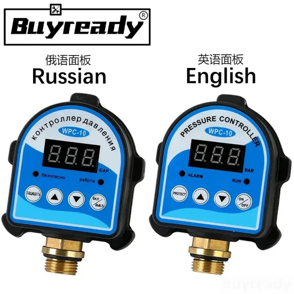 220 В автоматический электронный цифровой дисплей, переключатель контроллера давления WPC-10, бустерный насос, водяной насос, интеллектуальный регулирующий клапан